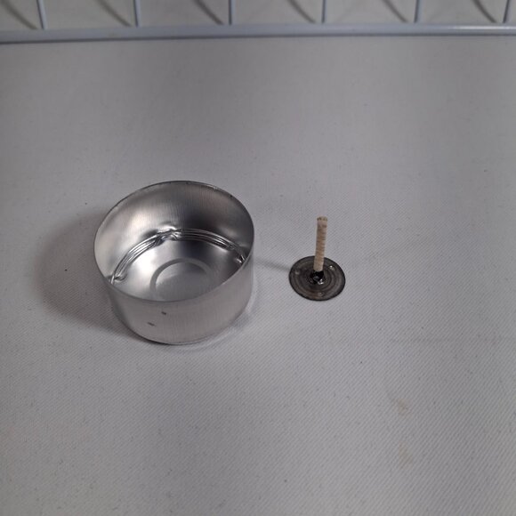 50 Tall Metal Tea Light Cups Kit With 50 Wicks Aluminum Dia37.5 mm x Height 20mm - Picture 4 of 9